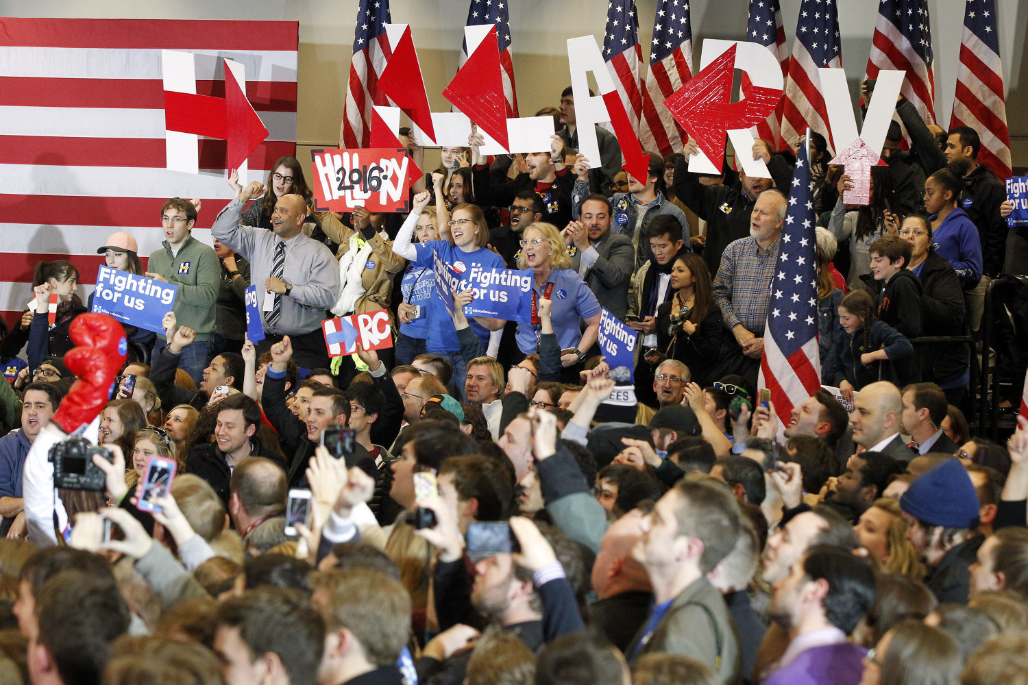 CAUCUS - HILLARY CLINTON